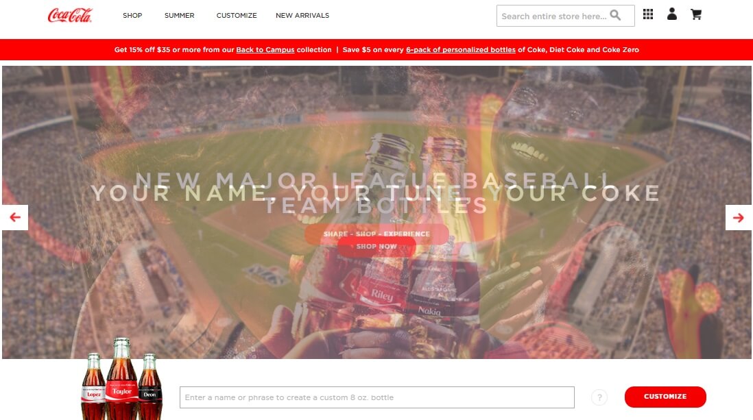 CocoCola Shop live now