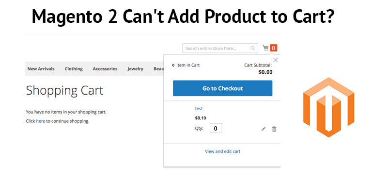 Magento Add to Cart Not Working