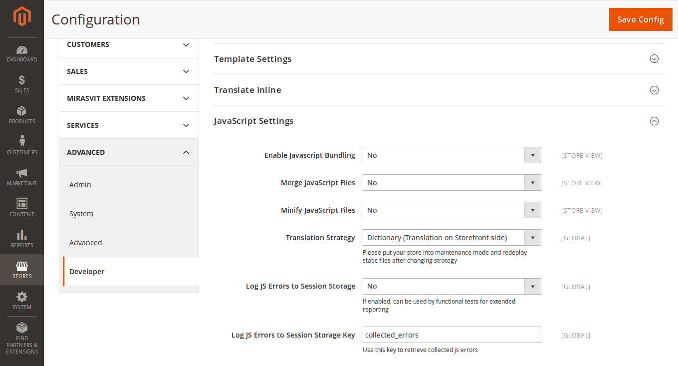 Merge CSS & JSS file in the magento backend