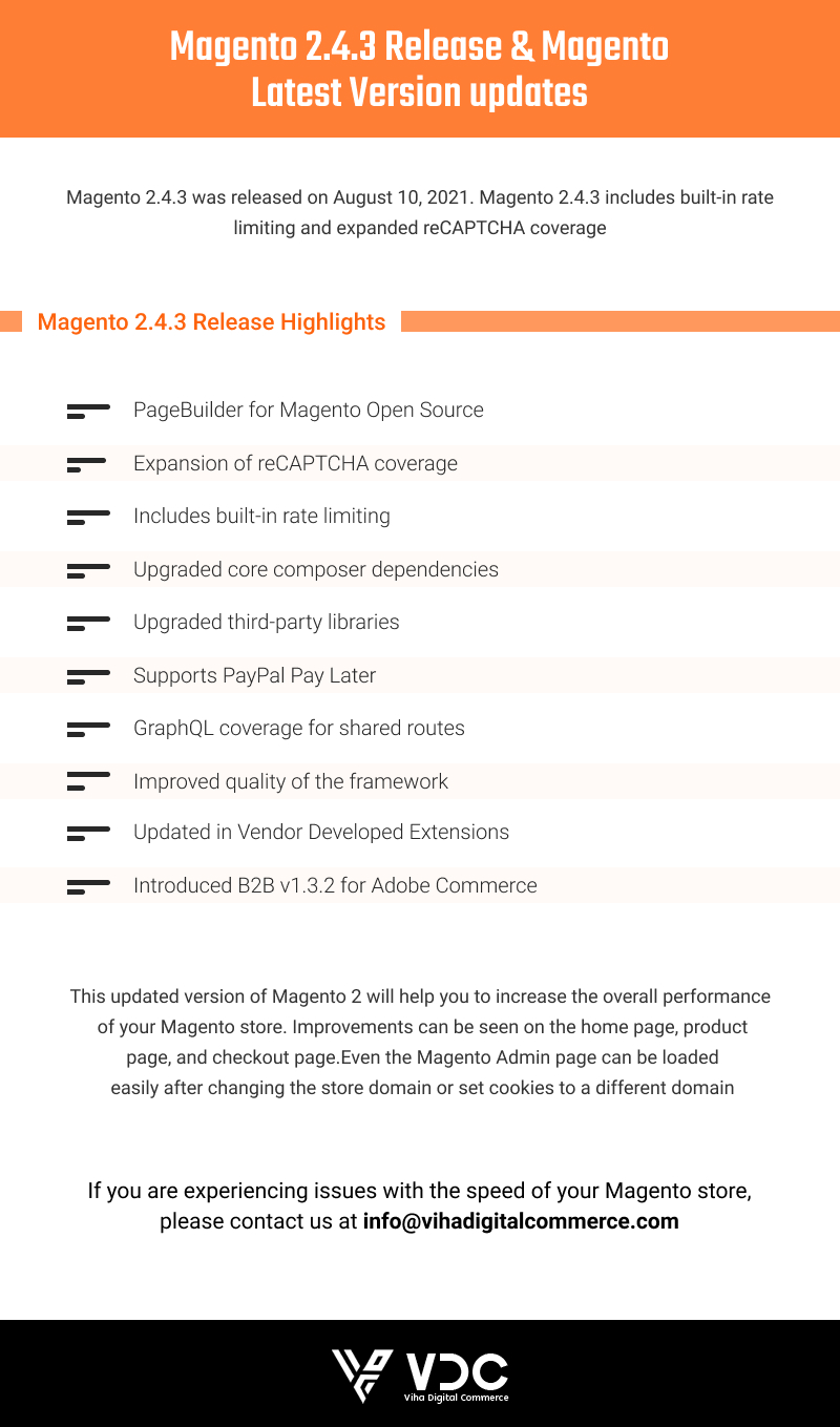 Magento 2.4.3 Release & Magento Latest Version updates