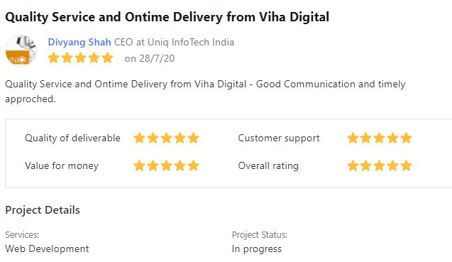 Viha Digital Commerce Score
