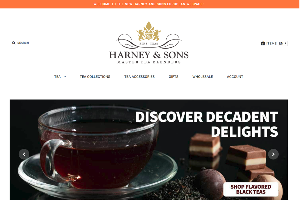 Harney & Sons Fine Teas Master Tea Blenders Shopify Store