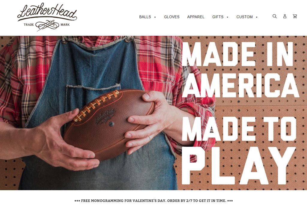 Leather Head Sports Store Shopify Development