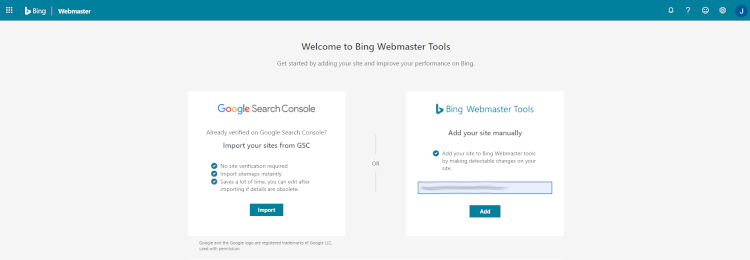 Bing Webmaster