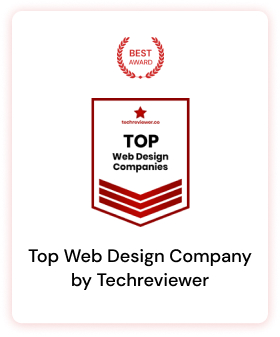 Top Web Design Company by Tech Reviewer