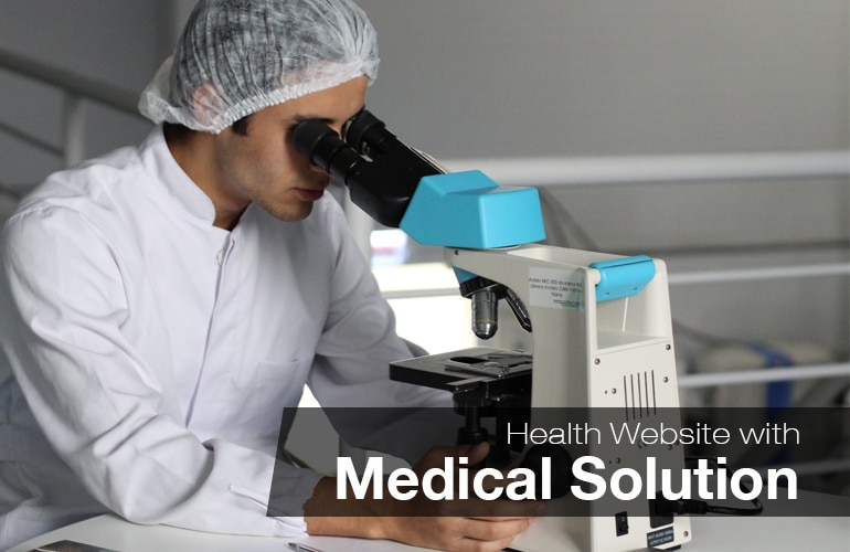 Health Website with Medical Solutions