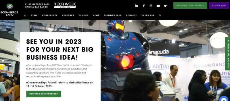 Welcome eCommerce Expo Singapore 2022